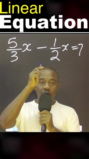 Solving Linear Equation Example in Math