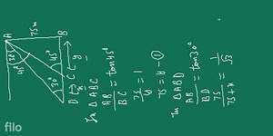 As observed from the top of a 75 \mathrm{~m} high lighthouse fr... | Filo