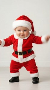 Cute Santa Dance 🍼🎅🎄#shorts#cutebaby#funny#toddlers