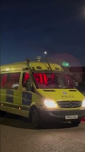 Hundreds of officers swarm unsuspecting area