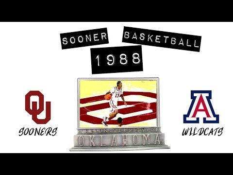 1988 Oklahoma vs. Arizona Basketball. Final Four. TV Play By Play. Full Game. 4/2/1988.