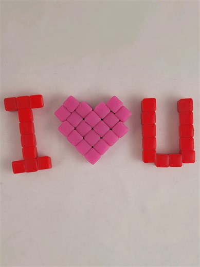 Write a Cute Valentine Message with StickiKubes