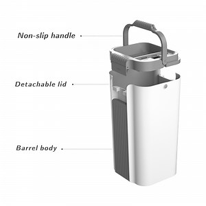 [Hot Item] Flat Squeeze Mop and Bucket Set Bosheng Factory Mop