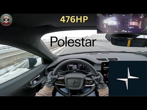 Polestar 2 || 476HP || TOP SPEED on german Autobahn