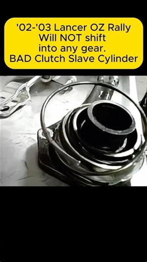 Clutch Slave Cylinder Replacement on a Rally Car | Fix it Angel #mitsubishilancer #mechanic