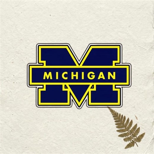 Michigan College Style Wolverine Navy Sticker Waterproof Vinyl Decal Laptop Car Bottle Durable Fan Gift - Etsy
