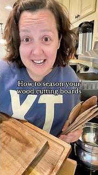 How to season and care for wood cutting boards | homestead wood care | cutting board maintenance