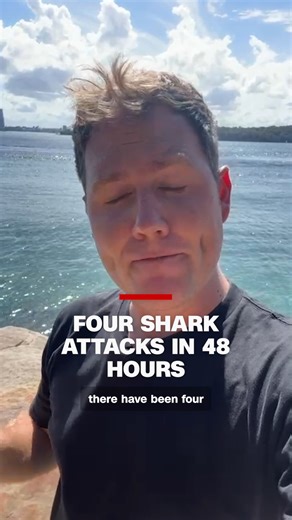 In the past two days, four shark attacks have occurred off the coast of Australia, including one incident near Sydney Harbor where a boy was critically injured while jumping off rocks. CNN's Angus Watson reports. Read more: https://cnn.it/4bF01Vs | CNN