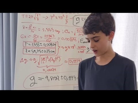 Como calculei a gravidade utilizando uma borracha e fio dental