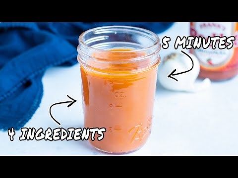 Homemade Buffalo Wing Sauce - Only 4 Ingredients!