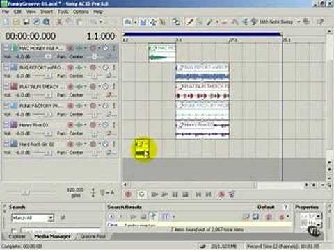 VTC Sony Acid Pro 6 - Adding More Loops