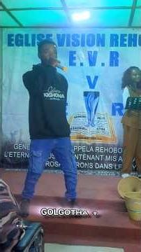 GOLGOTHA live performance By Gloire KIGHOMA dans l'église Vision Rehoboth #gospelmusic #rap #drill
