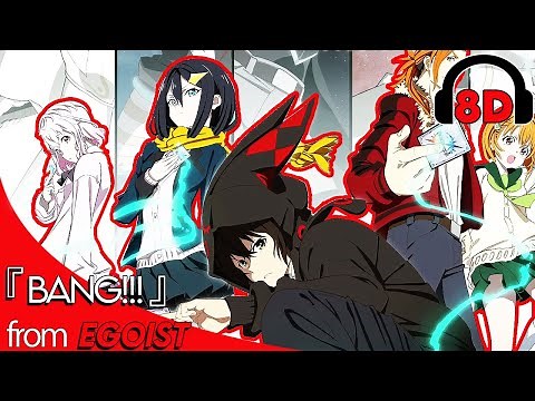 Build Divide: Code Black OP/Opening Full | EGOIST - BANG!!! | 8D AUDIO | 8D World Music 🎧