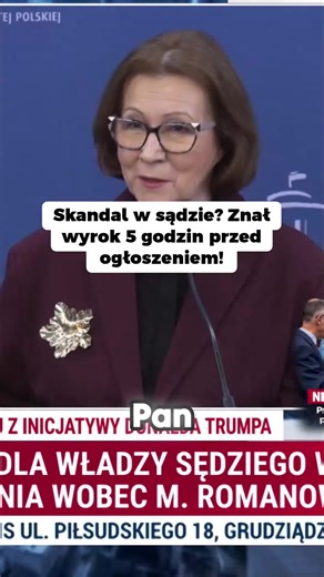 Ktoś miał wyrok **5 godzin przed** oficjalnym ogłoszeniem?! 🤯 Minister Żurek rano w radiu znał treść orzeczenia sądowego, zanim zapadło! To co się dzieje w naszej ojczyźnie? To niepokojące doniesienia o ręcznie sterowanych wyrokach i wybieraniu sędziów wbrew prawu. Czy to jest sygnał, że kluczowe decyzje są pisane na zamówienie? Sami oceńcie, w jakim kraju obecnie żyjemy. #WyrokNaZamówienie #Polska #Prawo #Afera #Sąd
