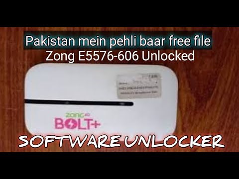 Zong E5576-606 Unlock solution free file