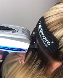 427 reactions · 99 shares | You just saved yourself an hour per client. With the Laserbeamer Nano bonded hair extensions system, you can apply a whole head of extensions in only 45 MINUTES :open_mouth: What will you do with that extra hour? | Hairdreams | Facebook