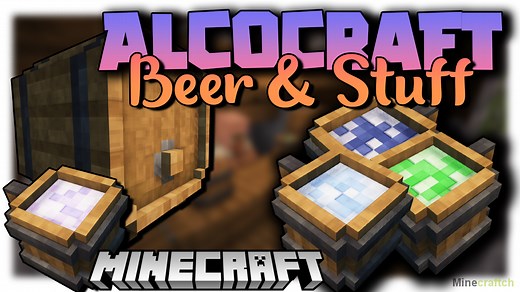 Мод на варку пива Alcocraft Beer & Stuff 1.18.2/1.19 – Моды для Minecraft – Minecraftch