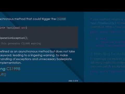 **Silencing the CS1998 Warning: Effective Strategies for Async Methods in C# **