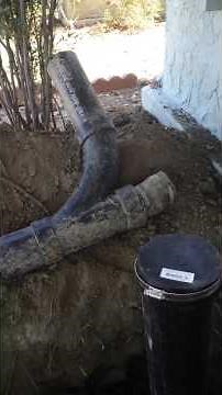 how to install a sewer clean out the correct way