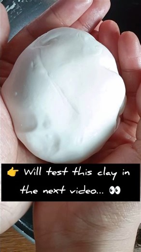 DIY Homemade Cold Porcelain Clay#clay #homemade #art #shorts #youtube #smallbusiness#howtomake