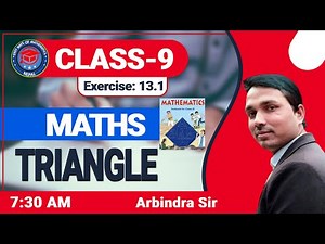 Class 9 | Compulsory Math | Triangle Exercise 13.1