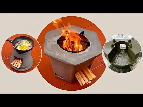 Homemade smokeless stove ideas using plant pots