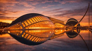 Why does Valencia look so futuristic from above?