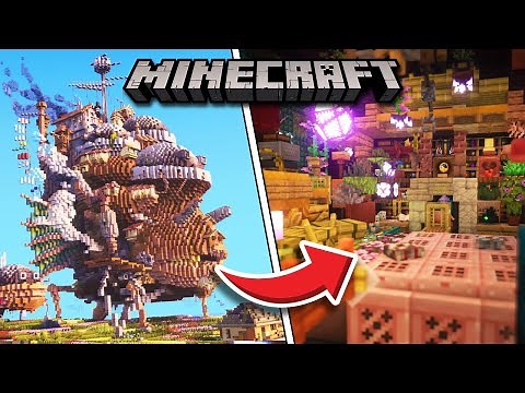 How I Recreated Howl's Moving Castle in Minecraft