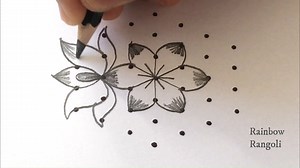 Rainbow Rangoli on Reels