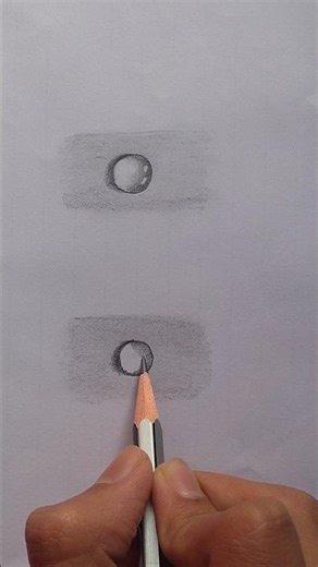 3d water drop drawing for beginners || #art #drawing #shorts