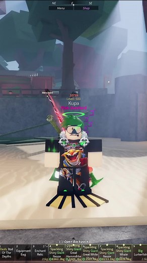 Unlocking the Rod of the Depths in Roblox Fisch Game