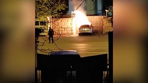 Man dies crashing car into Russian embassy in Romanian capital