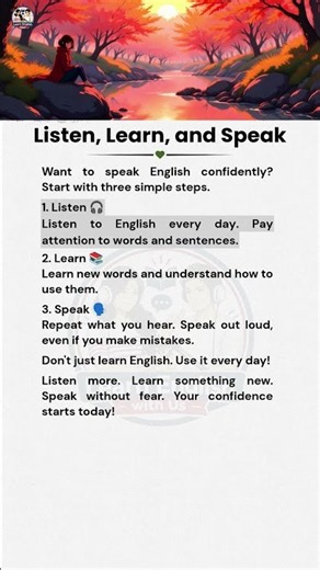Listen, Learn, and Speak | English Reading, Speaking and Listening Practice | #english #easyenglish