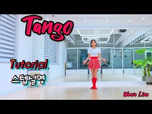 스텝설명(Tutorial)/#Tango Linedance/#Absolute Beginner/#탱고 라인댄스/#왕초급라인댄스/#위브라인댄스/#dance/#별내라인댄스/#라인댄스퀸