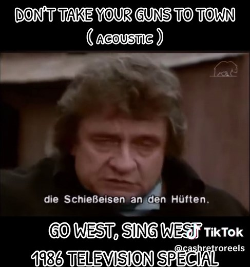 Here is a rare acoustic version of the Cash classic DON’T TAKE YOUR GUNS TO TOWN. Taken from the television special GO WEST, SING WEST 1986. #johnnycash #fypage #fyp #viral #countrymusic #icon #cash #legend #halloffame #television #westerns #cowboys #donttakeyourgunstotown #billyjoe