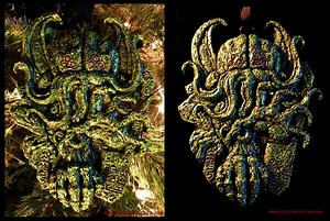 Cthulhu Christmas ornament