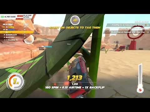 cd3 canyons - entering a loop with a barrel-roll