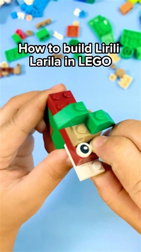 How to build Lirili Larila in LEGO with Brickify! 🐘