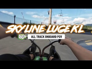 Thrilling Skyline Luge KL Ride - ONBOARD POV [4K]