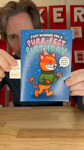 4.9K views · 27 reactions | Meowing Birthday card. #prank #glitter #battery #nonstop Loops for hours nonstop. | Joker Greeting | Facebook