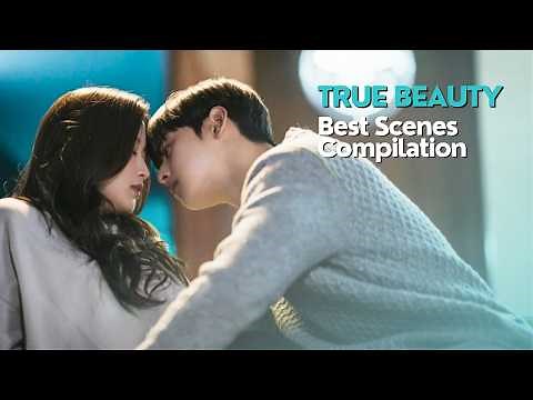 True Beauty | Moon Ga Young falling for Cha Eun Woo | Best Scenes Compilation 💕