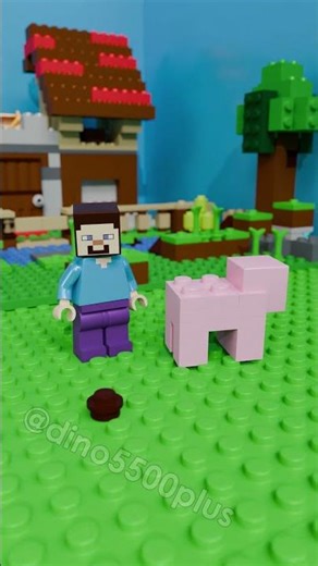 LEGO Steve & Pig 🐷