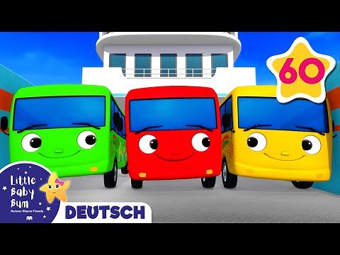 Zehn kleine Busse - Teil 3 | Kinderlieder | Little Baby Bum Deutsch | Cartoons für Kinder