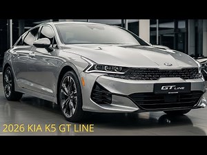 Sleek and Sporty: A Full Tour of the 2026 Kia K5 GT-Line