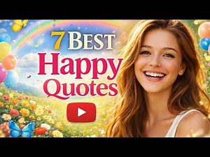 7 Happy Quotes That Will Instantly Make You Smile 😊 | Calm & Positive Thoughts 🩷
