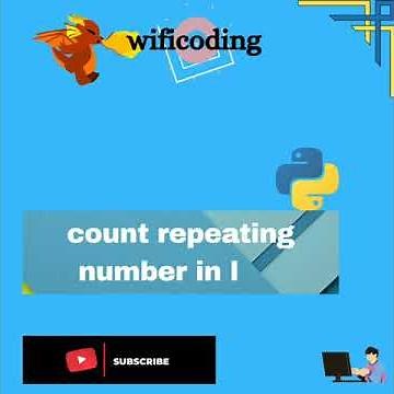 count repeating number in list using python