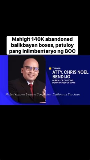 Mahigit 140K abandoned balikbayan boxes, patuloy pang iniimbentaryo ng BOC #MakatiExpressCargo #tagcargo #cargoplus #tristarcargo #ofw #balikbayanbox #balikbayanboxes #ofw #OFW #usa #fypシ #kuwait #qatar #saudiarabia #boc | Makati Express for Updates/Complaints - Balikbayan Box Scam