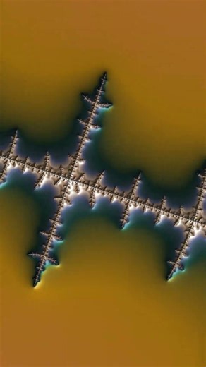 Infinite Zoom into the Beautiful Fractal ✨🌀 #Fractal #Mandelbrot #Zoom