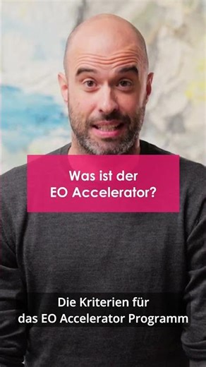 Was genau ist der EO Accelerator? 🚀