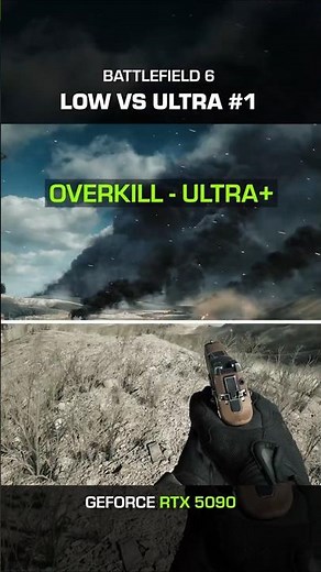 Battlefield 6 Low vs Ultra (Overkill) Graphics – Part 1 (RTX 5090 4K)